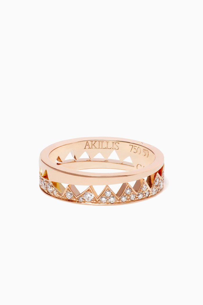 

Capture Me Diamond Ring in 18kt Rose Gold