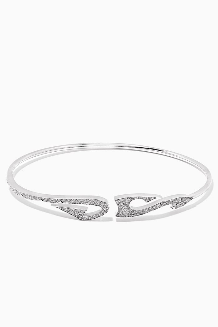 

Tattoo Diamond Flex Bracelet in 18kt White Gold, Silver