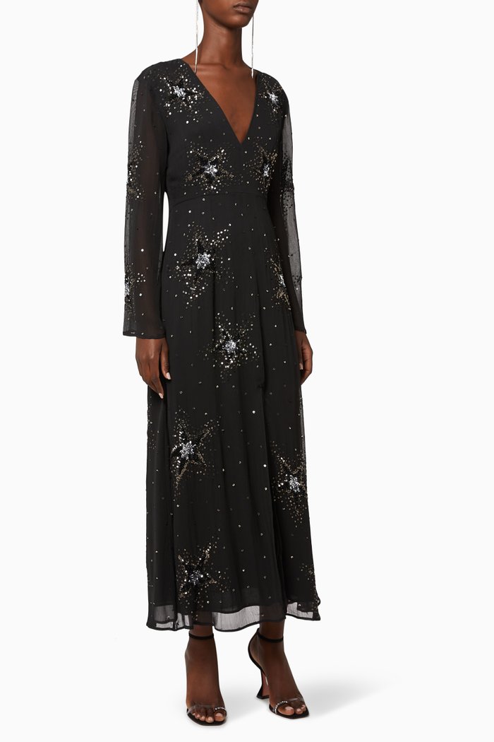 

Sonja Silk Dress, Black
