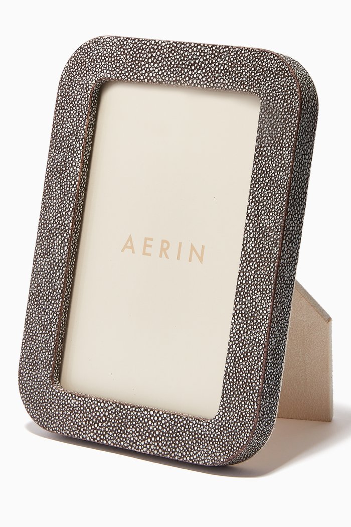 

Modern Shagreen Frame, 4 x 6", Brown