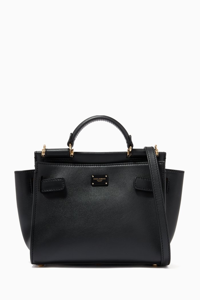 

Small Sicily 62 Soft Bag in Thaiti Calfskin, Black