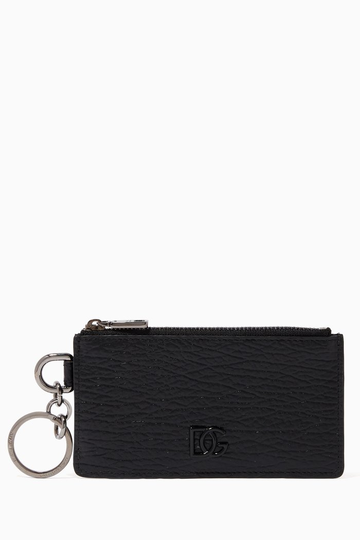 

Small Crossover DG Wallet in Leather, Black