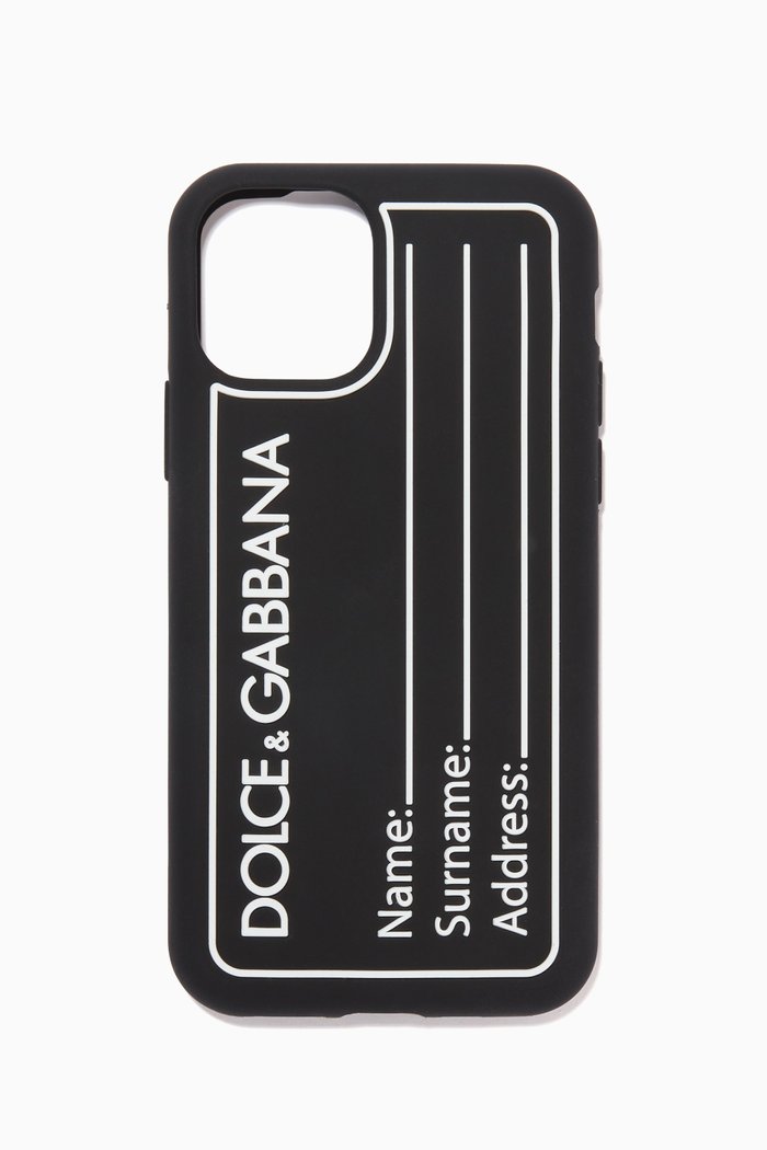 

Rubber Tag iPhone 11 Pro Case in Silicone, Black