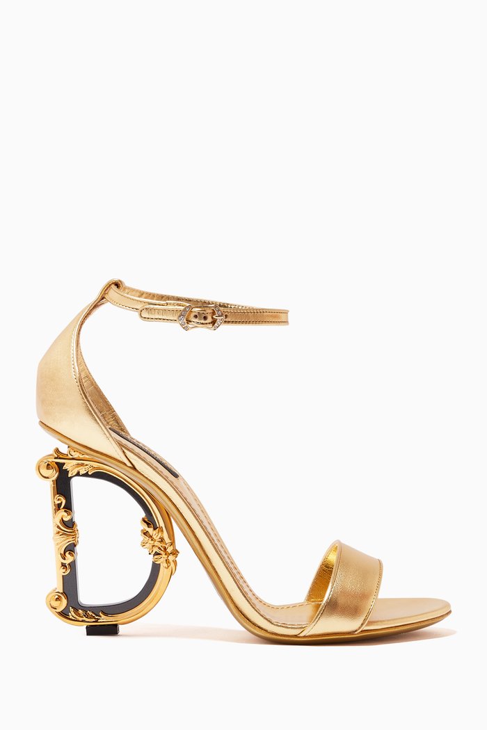 

DG Keira Sandals in Leather, Gold