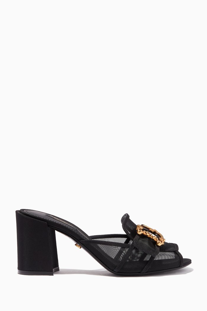 

DG Girl Bianca Sandals in Mesh, Black