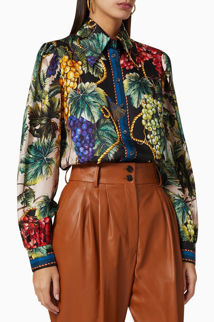 

Foulard Silk Twill Shirt, Multicolour