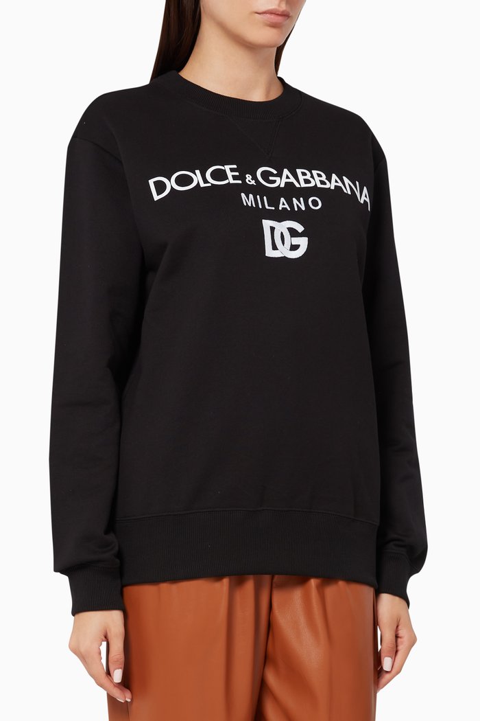 

Printed Jersey Sweatshirt, Black