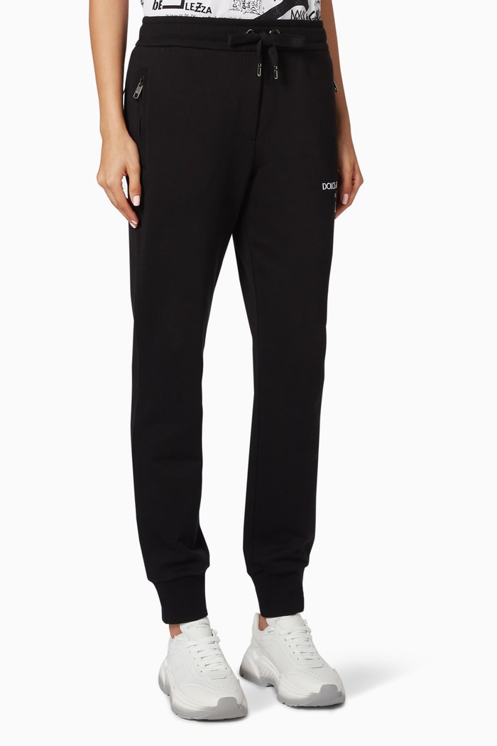 

Logo Jersey Sweatpants, Black