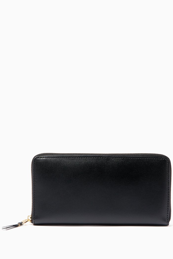 

Classic Long Wallet in Leather, Black