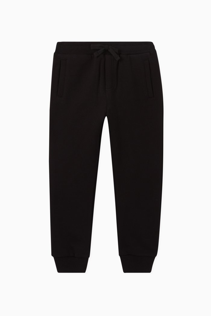 

Logo Badge Jersey Sweatpants, Black