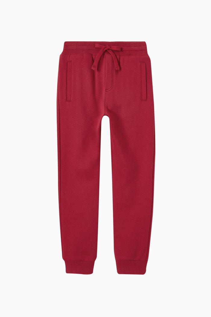 

Logo Badge Sweatpants in Jersey, Red