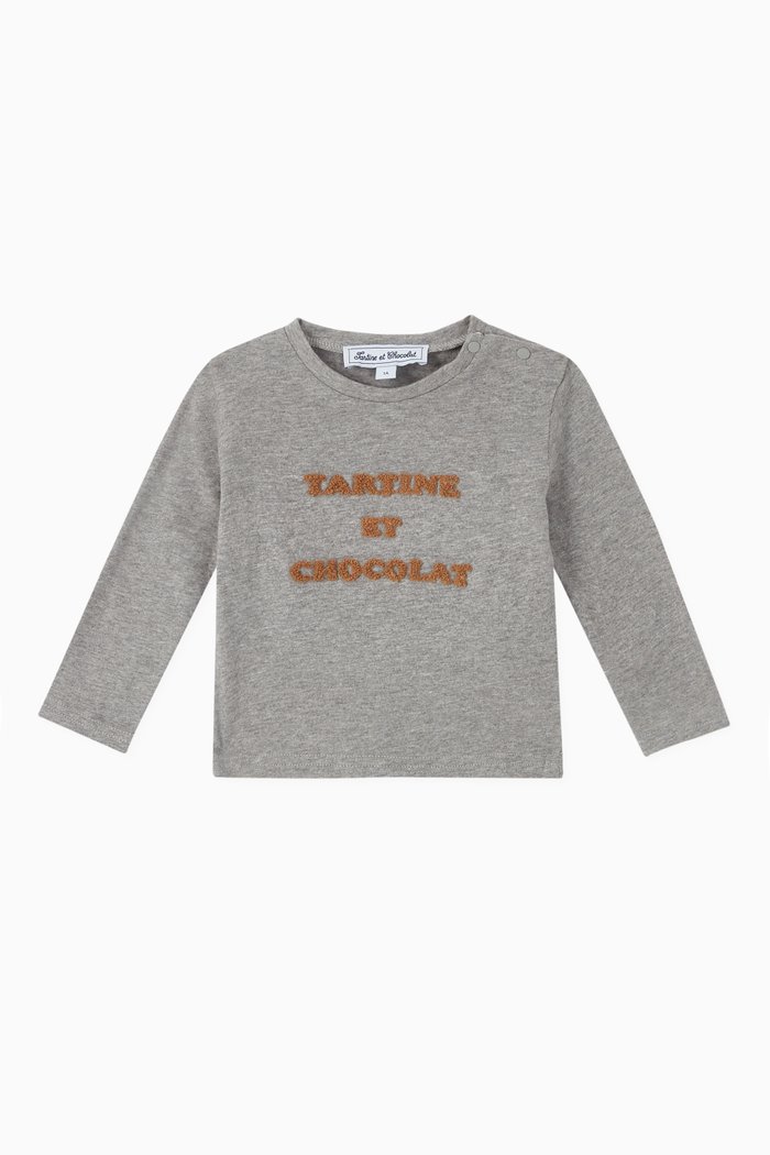 

Logo Cotton T-Shirt, Grey