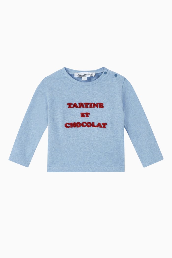 

Logo Cotton T-Shirt, Blue