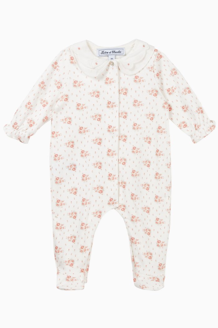 

Floral Jersey Bodysuit, Neutral