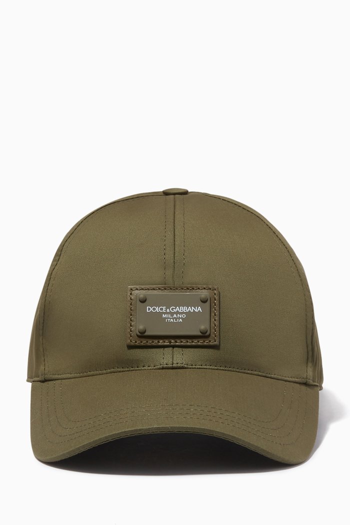 

Baseball Cap with DG Patch in Cotton Twill, Green