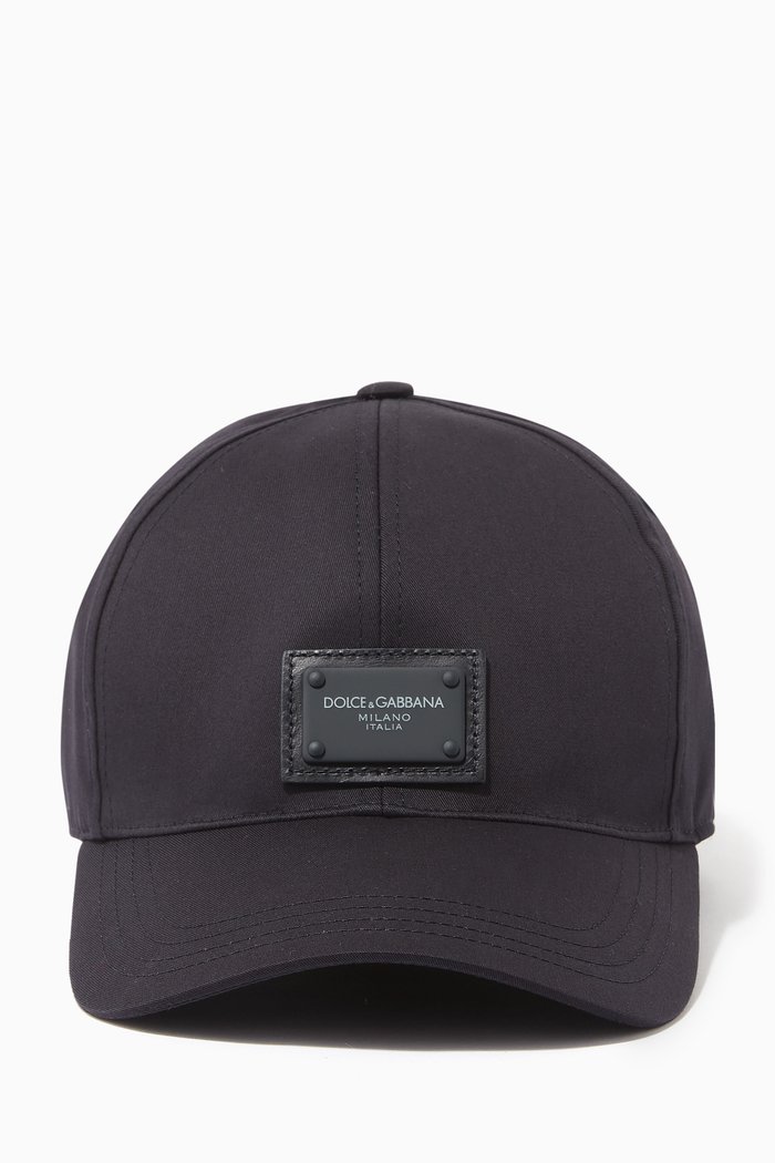 

Baseball Cap with DG Patch in Cotton Twill, Blue