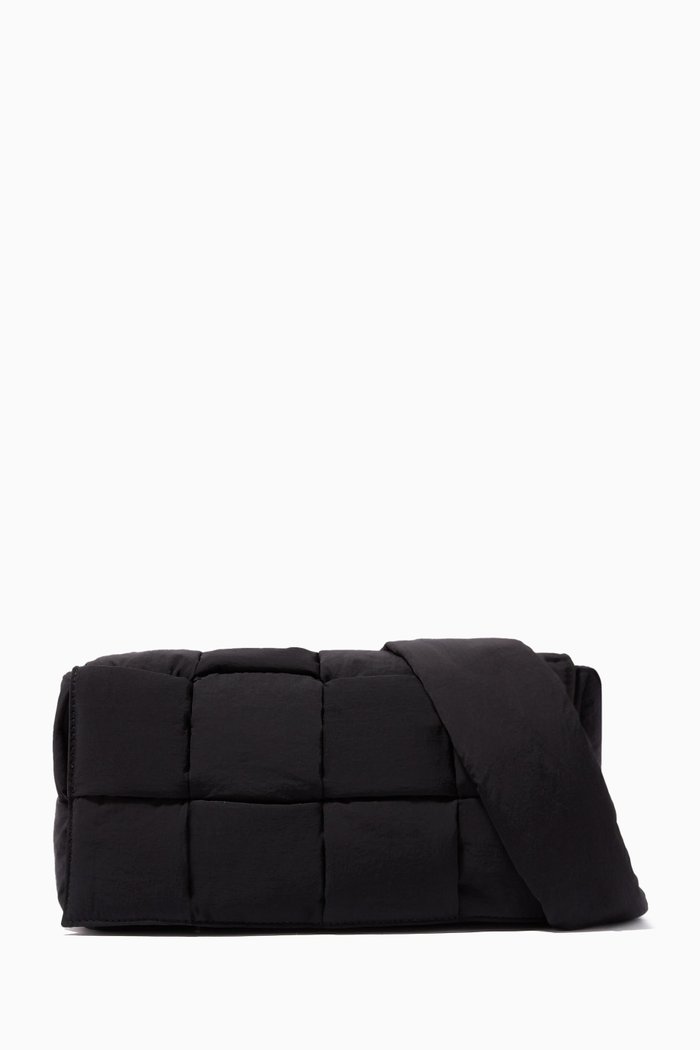 

The Padded Tech Cassette in Intrecciato Nylon, Black