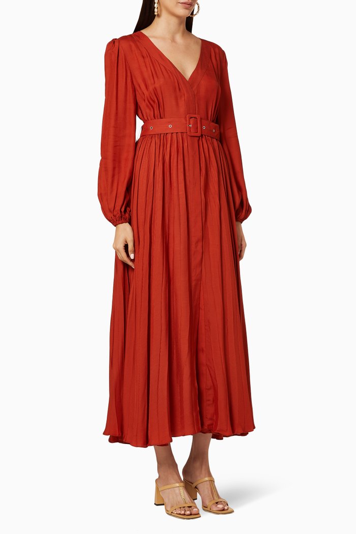 

Femme Viscose Maxi Dress, Orange