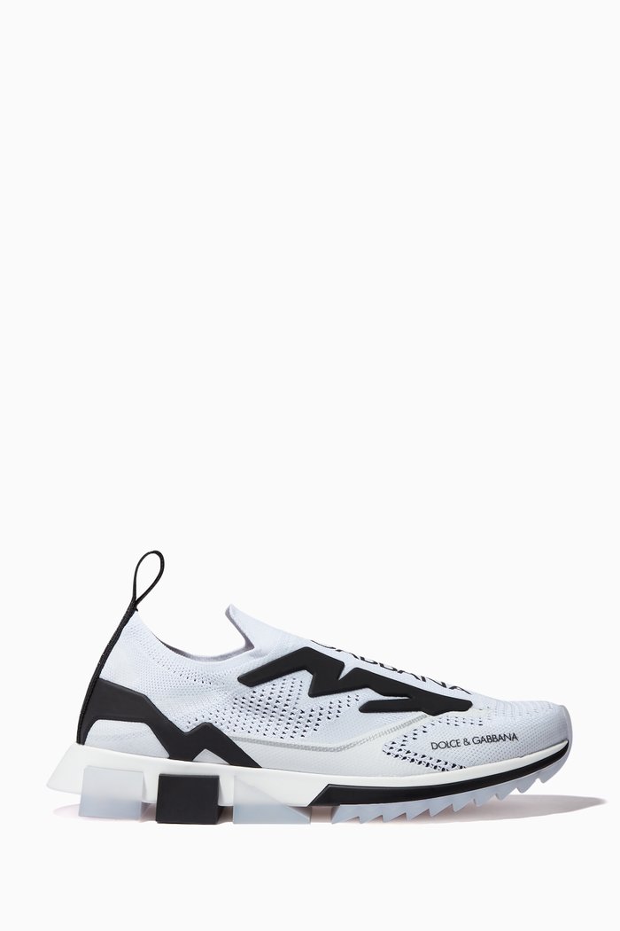 

Sorrento Slip-On Sneakers in Stretch Mesh, White