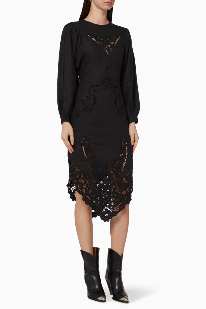 

Edrea Cut-Out Dress, Black