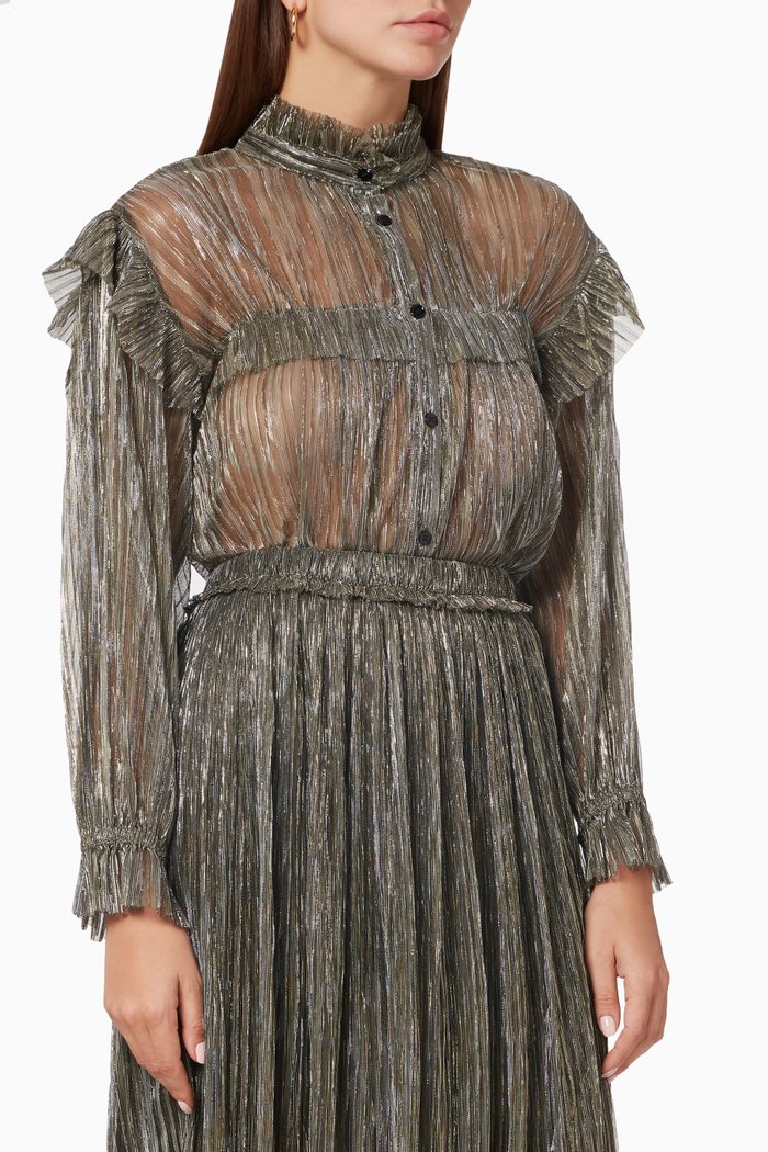 

Elmirae Metallic Top, Silver