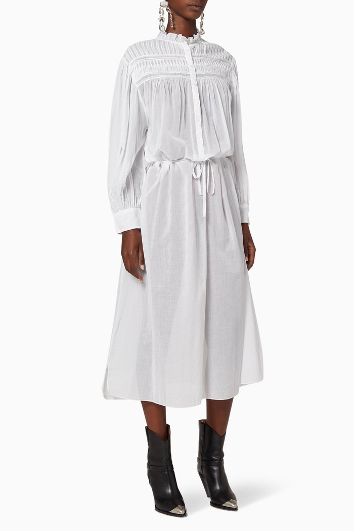 

Perkins Cotton Dress, White