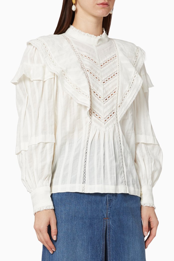 Reign Cotton Top, White