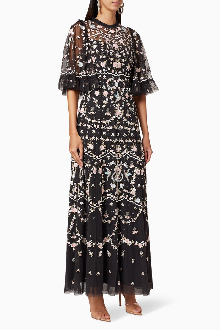 

Regency Garden Gown, Black