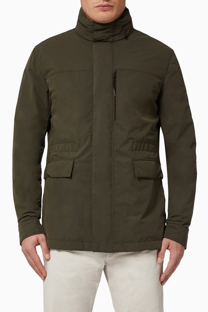 

Stratos Nylon Field Jacket, Green