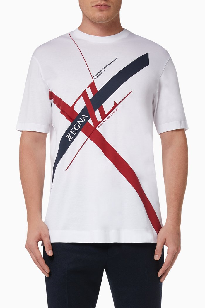 

Mercerized Cotton T-Shirt, White