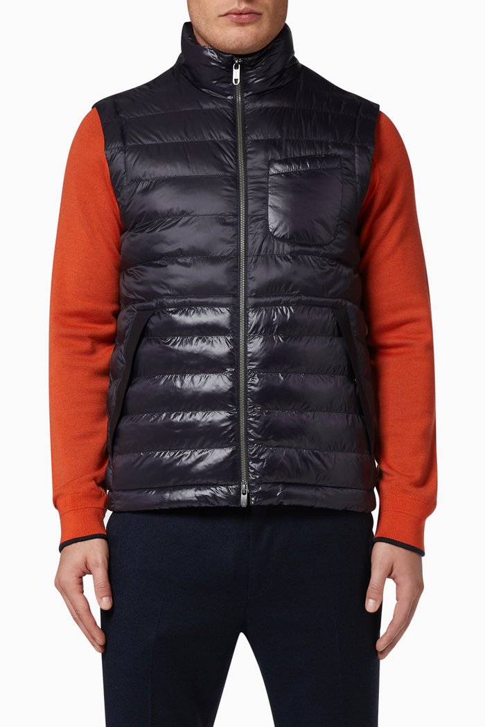 

#USETHEEXISTING Nylon Padded Vest, Blue