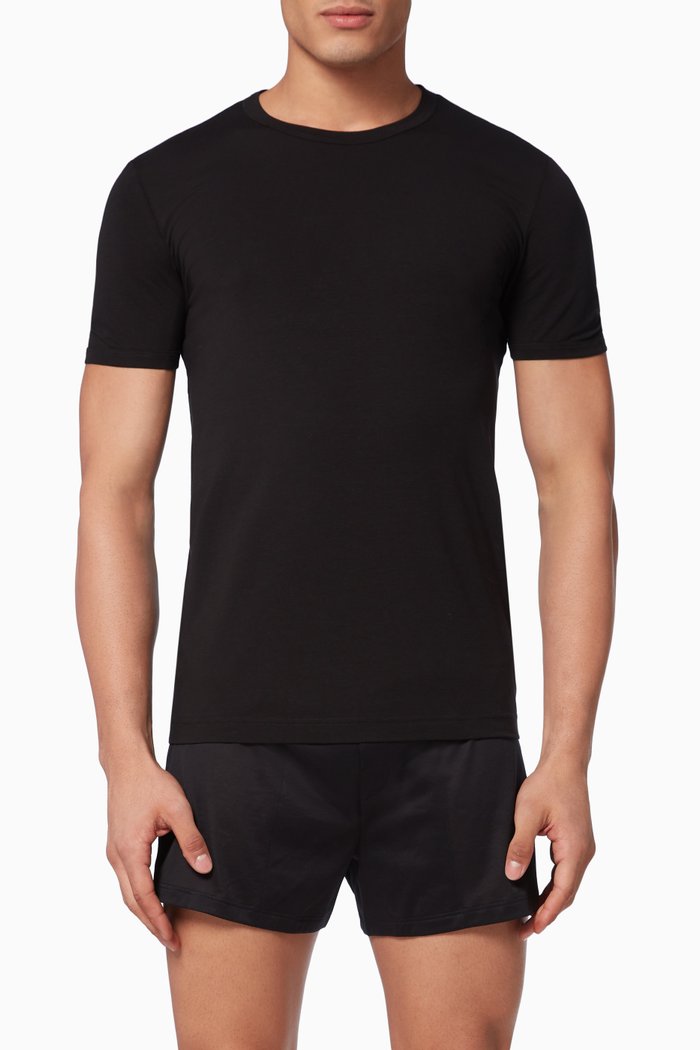 

Logo Patch Jersey T-Shirt, Black