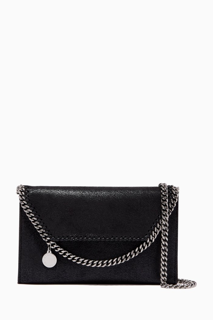 

Falabella Pouch in Shaggy Deer, Black