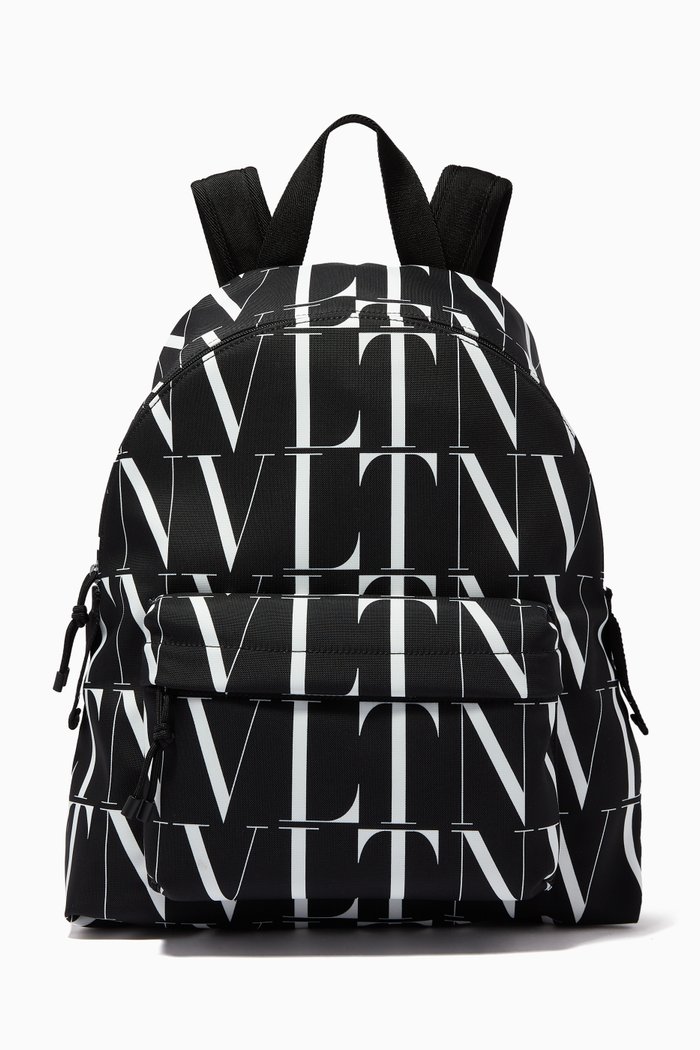 

Valentino Garavani VLTN TIMES Backpack in Nylon, Black