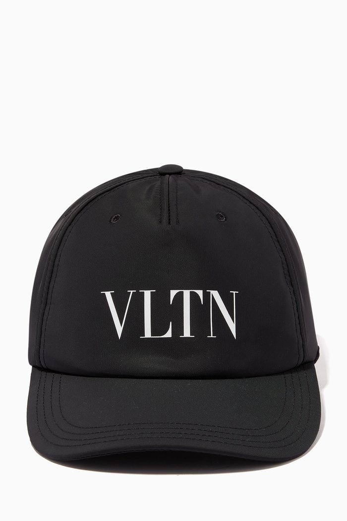 

Valentino Garavani VLTN Baseball Cap in Nylon, Black