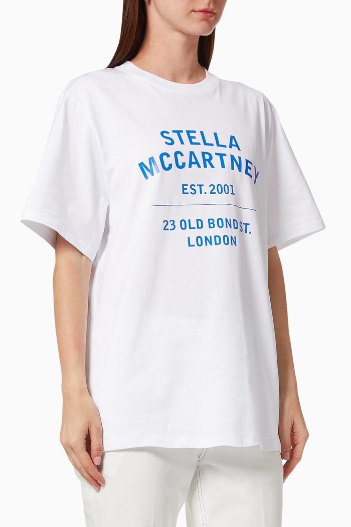 

23 Old Bond Street London Cotton T-Shirt, White