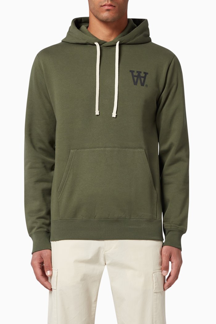 

Ian Organic Cotton Hoodie, Green