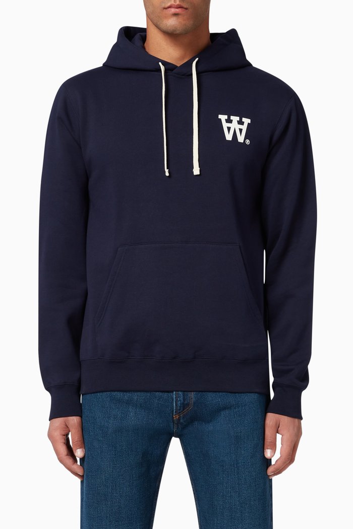

Ian Organic Cotton Hoodie, Blue