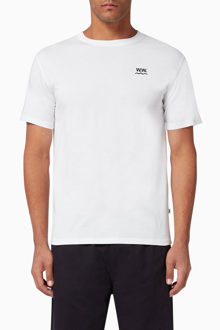 

Wave Organic Cotton T-Shirt, White