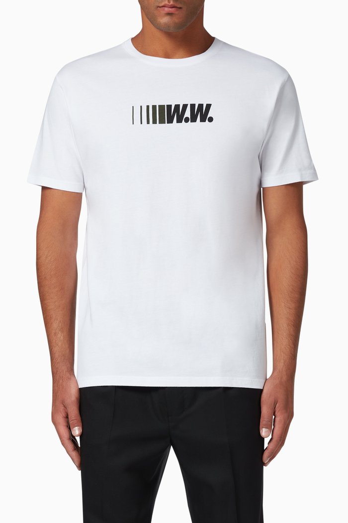

Split Logo Organic Cotton T-Shirt, White