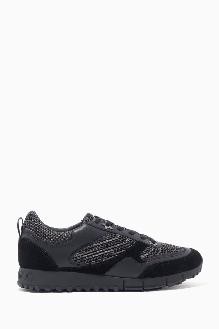 Java/F Sneakers in Leather, Black
