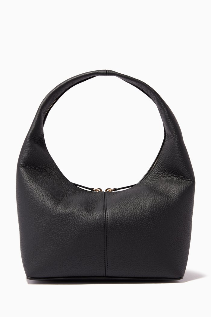 

Panier Bag in Leather, Black