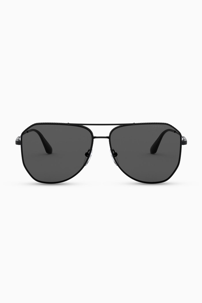 

Pilot Sunglasses in Metal, Black