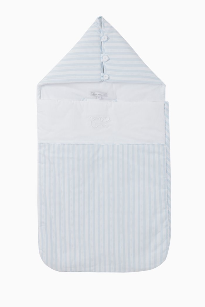 

Garda Striped Baby Nest, Blue