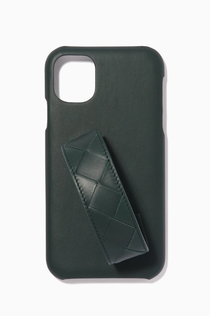 

iPhone 11 Case in Calfskin, Green
