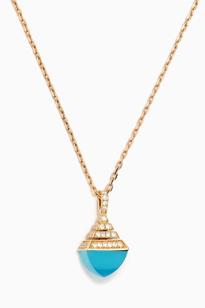 

Cleo Rev Mini Diamond Pendant Necklace in 18kt Yellow Gold