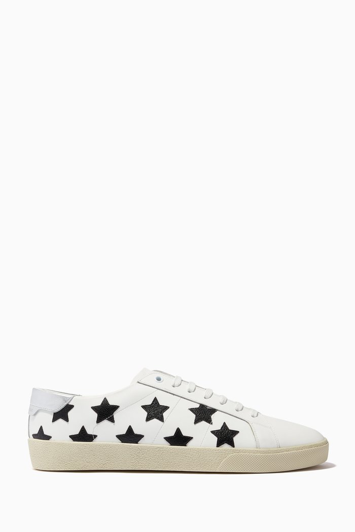 

Court Classic SL/06 Metallic California Sneakers in Leather, White