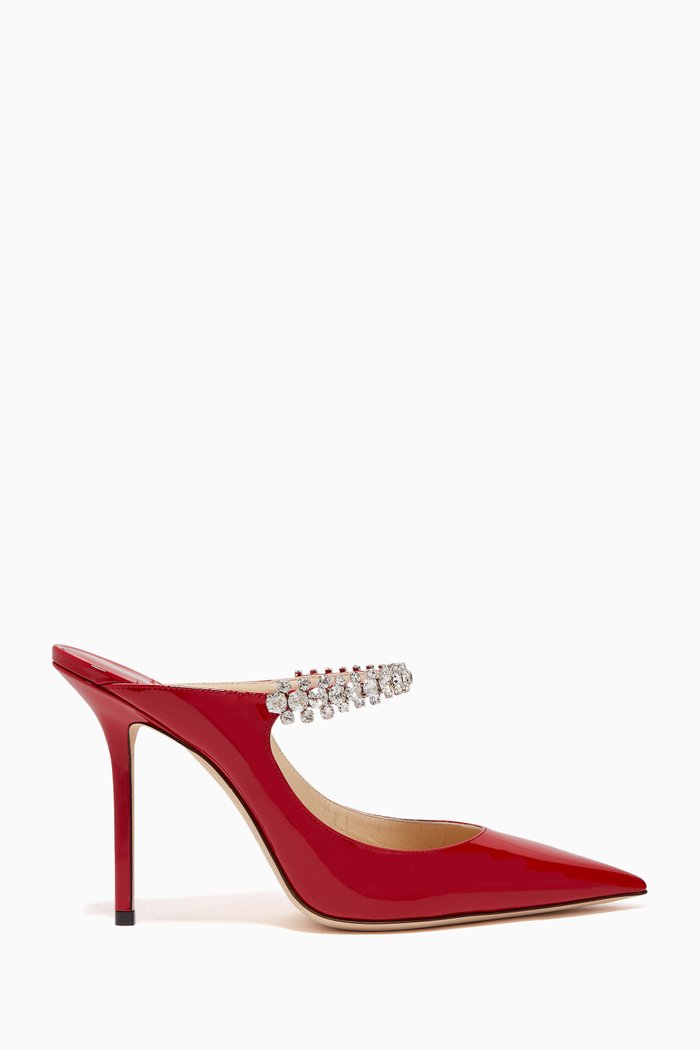 

Bing 100 Mules in Patent Leather, Red