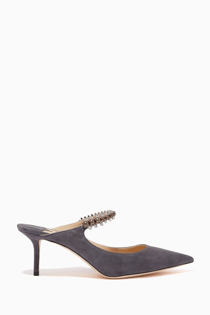 

Bing 65 Mules in Suede, Grey