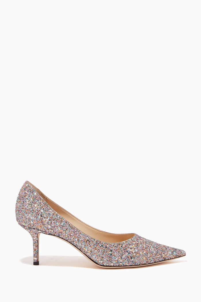

Mochi Love 65 Pumps in Glow-in-the-Dark Glitter, Gold